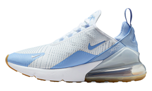 Nike Air Max 270 “White Blue Tint Gum Light Brown Aluminum” (HJ3222-103)