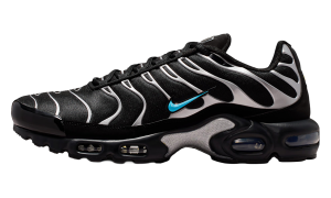 Nike Air Max Plus Premium "Black / Chrome / Gamma Blue" (IM9624-001)