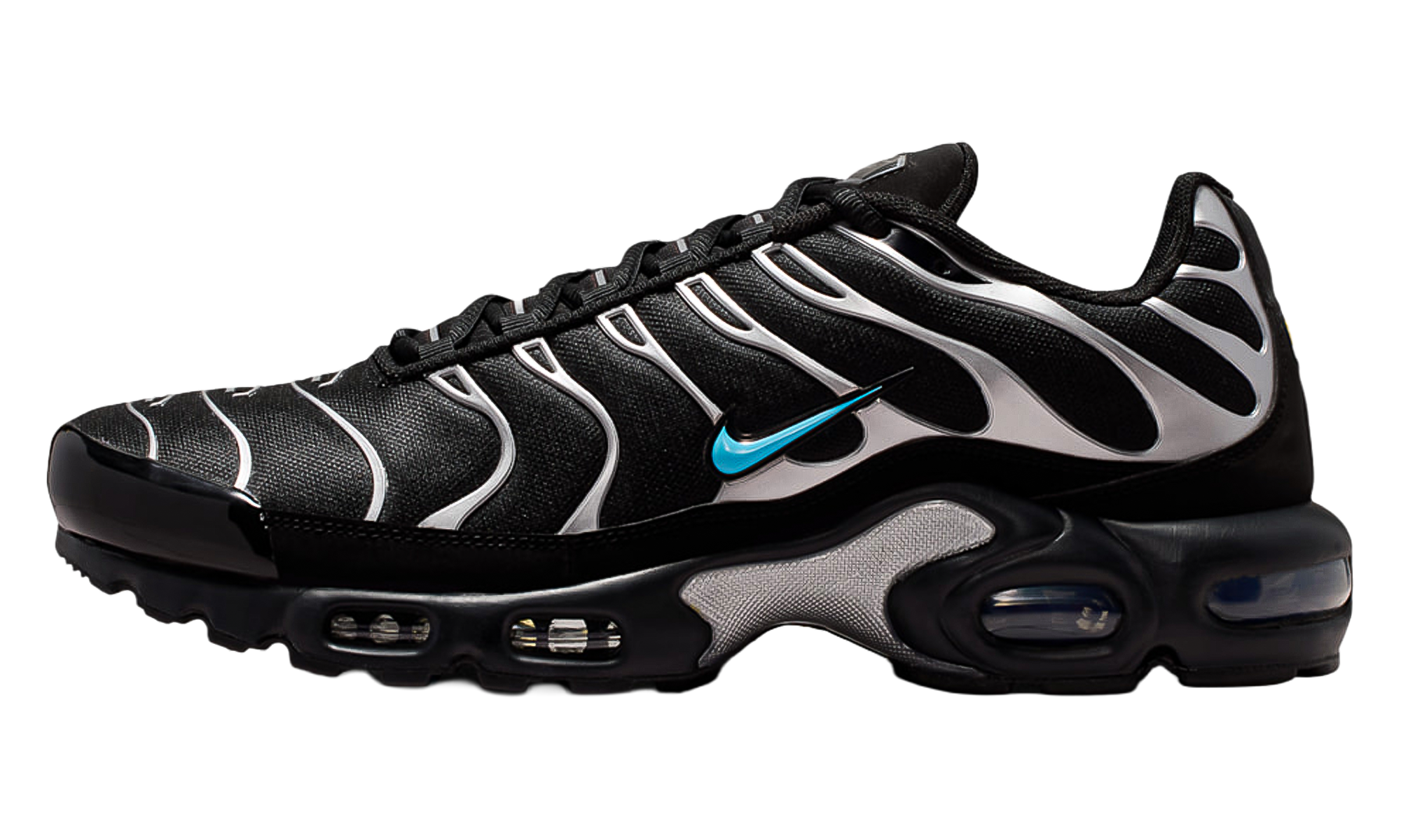 Nike Air Max Plus Premium Black Chrome Gamma Blue: TN-liefde