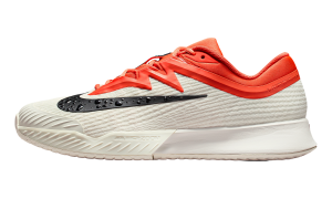 Nike Court Air Zoom Vapor Pro 3 HC “Sail Turf Orange” (IB6558-100)