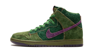 Nike Dunk High Premium SB ‘Skunk’ black/forest/vintage purple pilgrim (313171-300)
