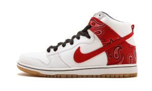 Nike Dunk High Pro SB ‘Cheech And Chong’ White/Varsity Red-Medium Denim-Black (305050-100)