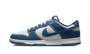 Nike Dunk Low “Shashiko – Industrial Blue” (DV0834-101)