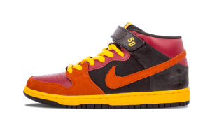 Nike Dunk Mid SB ‘Ostrich’ Team Red/Rugged Orange-Black-Laser Orange (314383-680)