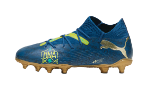 Puma Future 7 Match BNA FG AG GS Cleats “Marine Blue / Yellow” (108083-01)