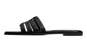 Tory Burch Ines Cage Slide “Perfect Black” (158616-006)