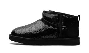 Ugg Classic Ultra Mini Boot Womens “Mirror Ball Black” (1151616-BLK)