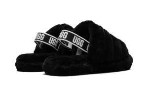 ugg-fluff-yeah-slide 1098494K-BLK