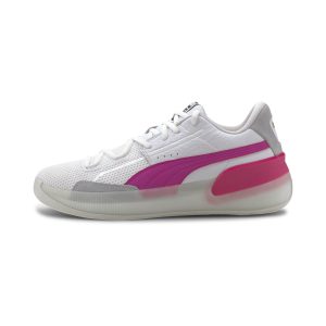 Puma Clyde Hardwood White Pink