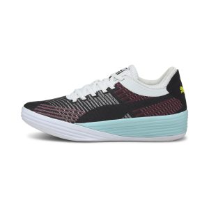 Puma Clyde All-Pro basketbalschoenen Zwart/Roze (194039-07)