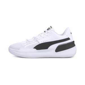 Puma Clyde Hardwood Team basketbalschoenen Wit/Zwart (194454-01)
