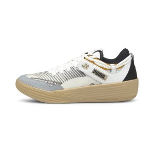 Puma x KUZMA Clyde All-Pro basketbalschoenen Wit/Beige (194835-01)