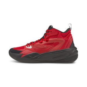 Puma Dreamer 2 Mid basketbalschoenen Zwart/Rood (194849-03)