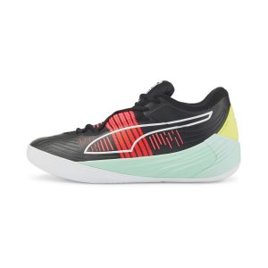 Puma Fusion Nitro basketbalschoenen Wit/Blauw/Zwart (195514-06)