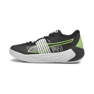 Puma Fusion Nitro basketbalschoenen Zwart/Groen (195587-01)