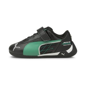 Puma Mercedes R-Cat V babysneakers Zwart/Groen (306624-04)