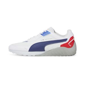 Puma BMW M Motorsport SPEEDFUSION Motorsportschoenen Wit/Blauw (307000-02)