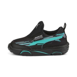 Puma Mercedes-AMG Petronas Formule 1 Bao Kart motorsportschoenen Zwart/Groen (307244-02)