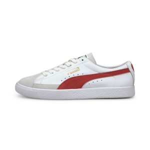 Puma Basket VTG Puma White / High Risk Red (374922-02)