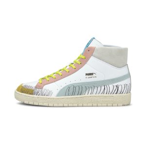 Puma x MICHAEL LAU Ralph Sampson 70 Mid Wit/Blauw (375197-01)