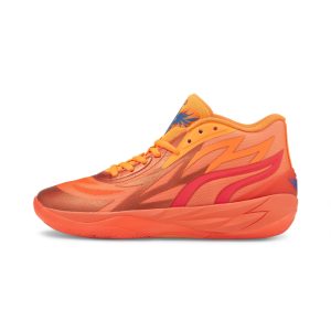 Puma MB.02 basketbalschoenen Rood/Oranje (376442-01)
