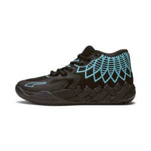 Puma MB.01 basketbalschoenen Zwart/Blauw (376443-13)