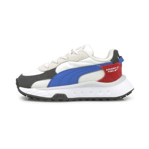 Puma Wild Rider Rollin’ babysneakers Zwart/Wit (382030-03)