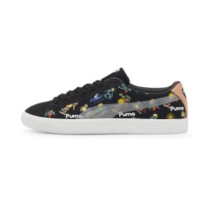 Puma Suede VTG bedrukte Wit/Roze/Zwart (384253-01)