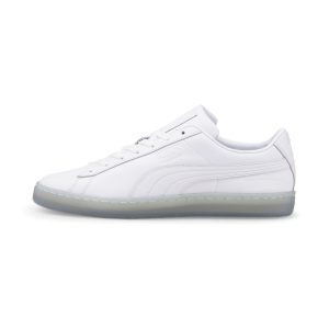 Puma x DCNTD Basket Full Leather Witte Wit/Zwart (384388-01)