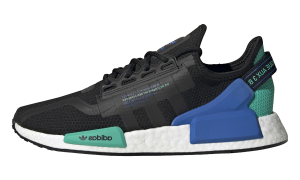 Adidas NMD_R1 V2 ‘Black Cyan’ Core Black/Core Black/Cloud White (FY5922)