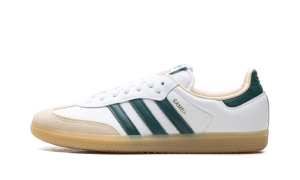 Adidas SAMBA OG "Cloud White Collegiate Green Gum" (JS3831)