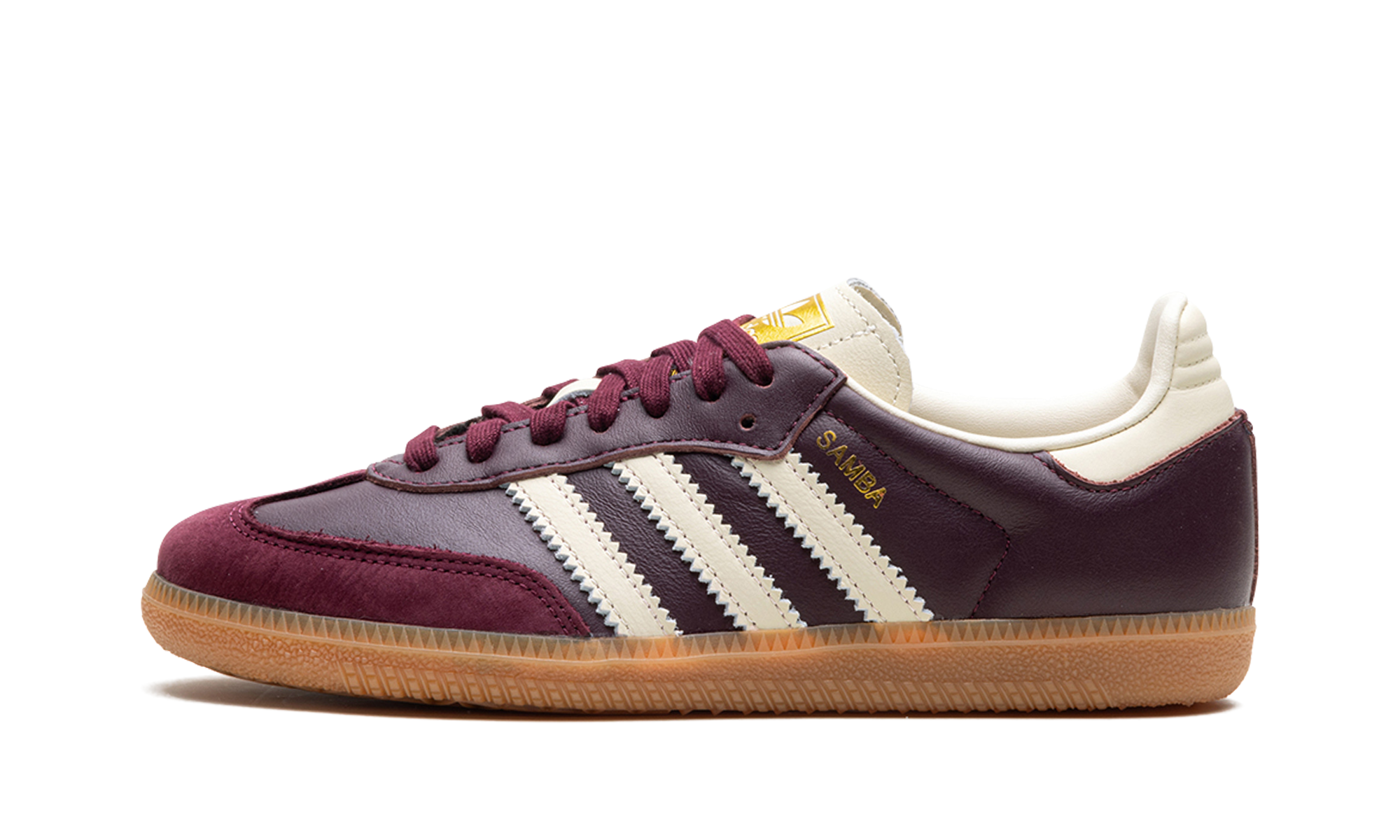 Adidas Samba OG “Maroon / Cream White”: warm en tijdloos