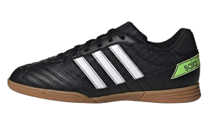 adidas Super Sala Voetbalschoenen Core Black / Cloud White / Solar Green (FV5457)