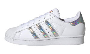 adidas Superstar Kids White / Iridescent / Silver Dawn (IG0238)