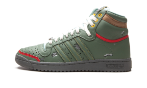 Adidas Star Wars x Top Ten Hi ‘Boba Fett’ Trace Green/Trace Green/Scarlet (FZ3465)