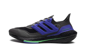 adidas Ultraboost 21 Grey Five / Core Black / Screaming Green (S23871)