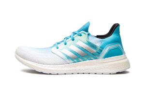 Adidas UltraBoost 20 ‘Signal Cyan’ Cloud White/Silver Metallic/Signal Cyan (FV8324)