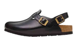 Birkenstock Tokio Leather “Black New Dressy Leather – Narrow Width” (1030819)