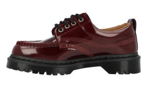 Dr Martens Lowell Lacquered Leather Moc Toe “Cherry Red” (42436600)