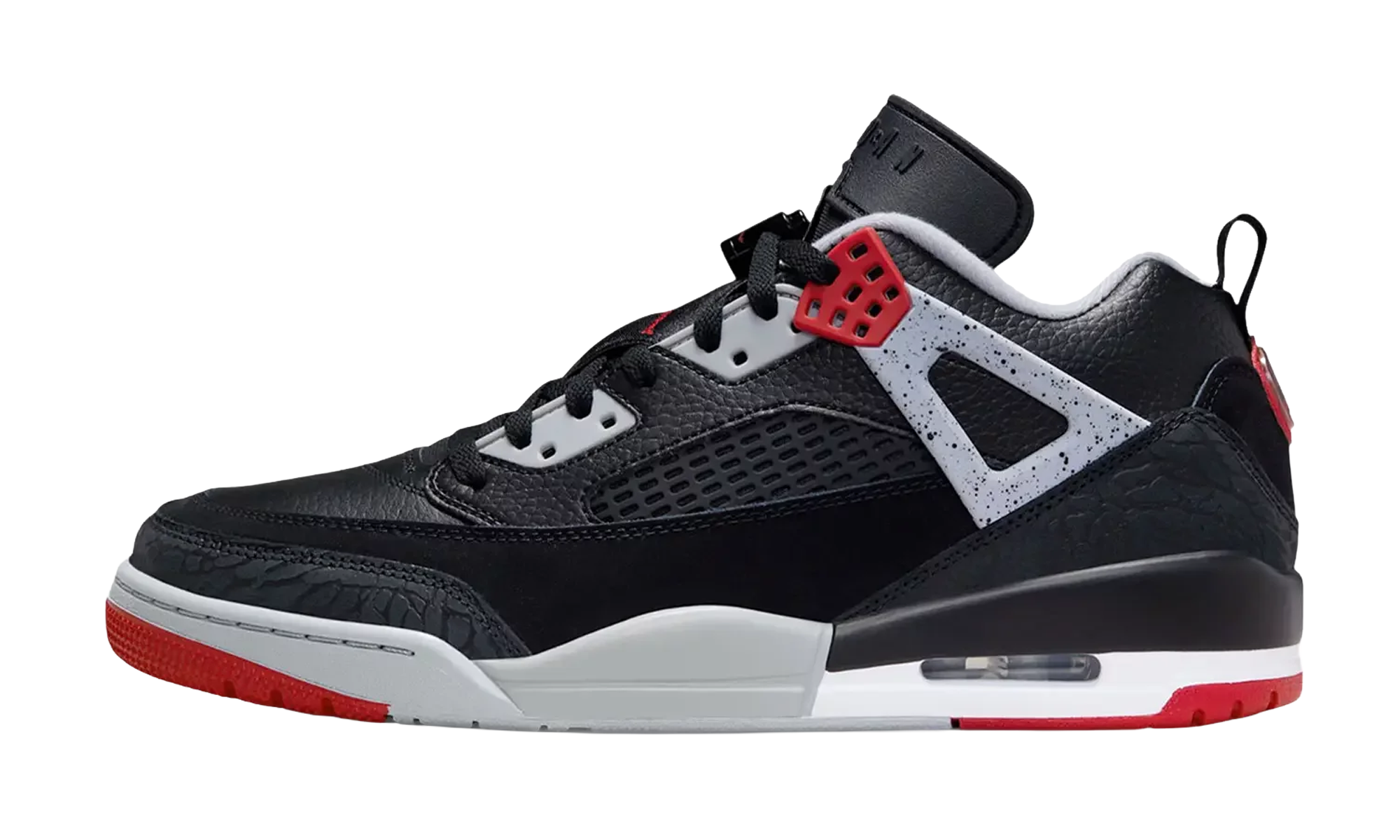 Jordan Spizike Low “Black Cement”: historie stampt de stad in