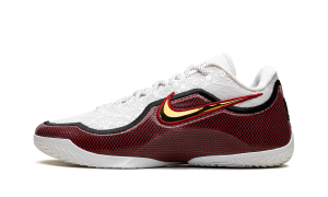 Nike LeBron 23 Grand Opening “White Metallic Gold University Red Black (Solid Outsole)” (IB9563-100)
