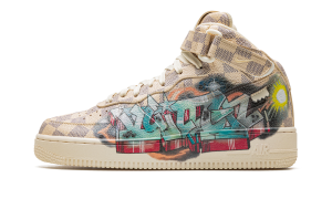 Nike Louis Vuitton Air Force 1 Mid “Virgil Abloh – Graffiti” (1A9VE0)