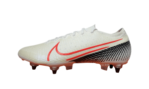 Nike Mercurial Vapor 13 Elite SG Pro AC “White / Laser Crimson” (AT7899-161)