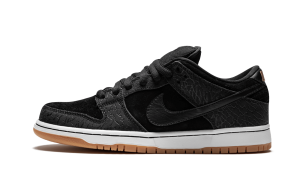 Nike Dunk Low Premium SB QS ‘Nontourage’ Black/Black-White-Gum Medium Brown (504750-040)