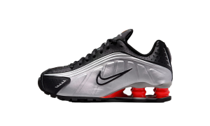 Nike Shox R4 GS “Metallic Silver Black Picante Red” (CW2626-005)