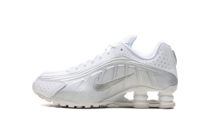 Nike Shox R4 GS “White Bright Crimson Metallic Silver” (CW2626-101)
