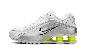 Nike Shox R4 “White Metallic Silver Volt” (AR3565-102)
