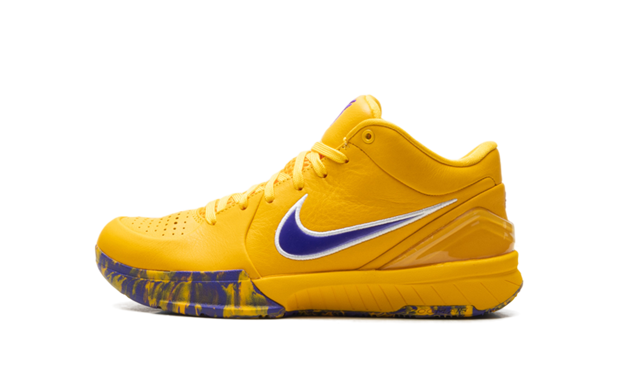 Nike Kobe 4 Protro “Draft Day Lakers”: paars en goud