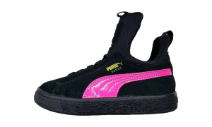 Puma Suede Fierce Patent Blockacps PS “BLACK/K.PINK-S.SPRING” (367357-01)