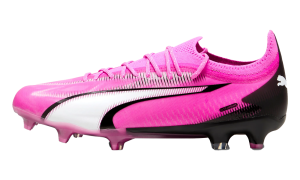 Puma Ultra Ultimate FG Cleats “Pink White Black” (107744-01)